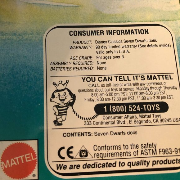 NIB Walt Disney Snow White & The Seven Dwarfs Gift Set - Picture 11 of 11